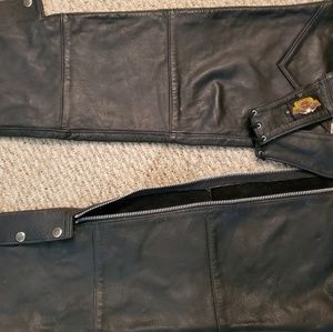 Harley Davidson leather chaps